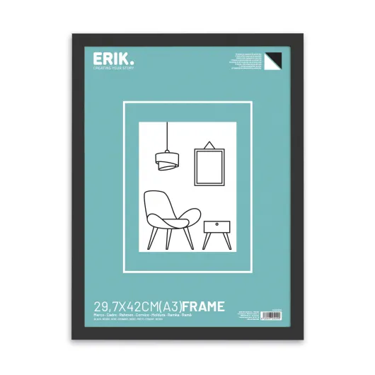 MARCO A3 42 x 29,7 CM MDF NEGRO