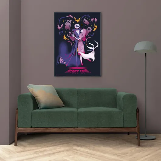 POSTER LUMINISCENTE DISNEY PESADILLA ANTES DE NAVIDAD