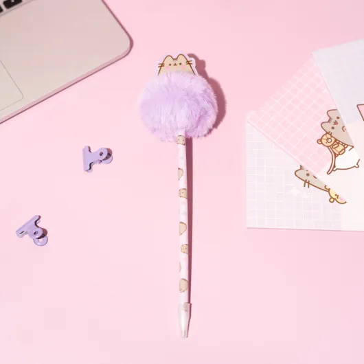 SET 10 BOLIGRAFOS CON POMPON PUSHEEN MOMENTS