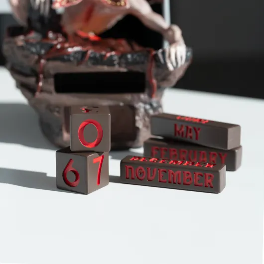 CALENDARIO PERPETUO 3D STRANGER THINGS
