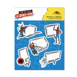 ETIQUETAS ADHESIVAS PREMIUM MARVEL SPIDERMAN