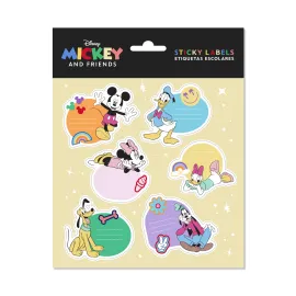 ETIQUETAS ADHESIVAS PREMIUM DISNEY MICKEY Y SUS AMIGOS