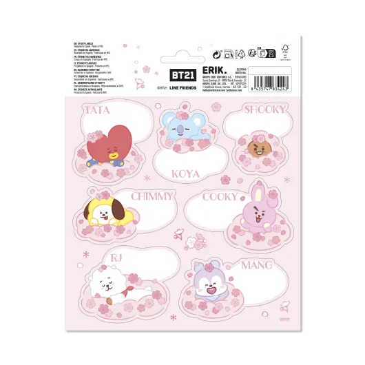ETIQUETAS ADHESIVAS PREMIUM BT21