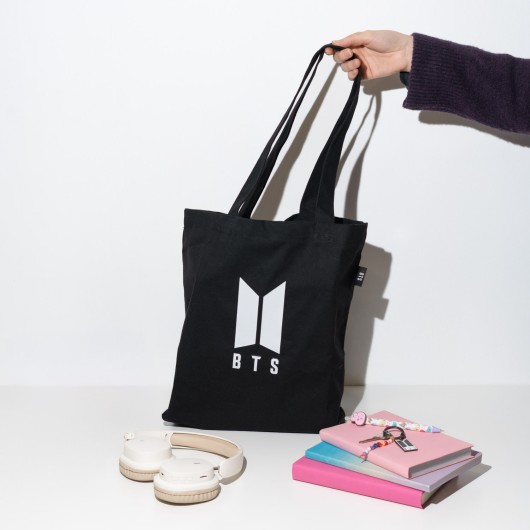 BOLSO DE TELA BTS LOGO