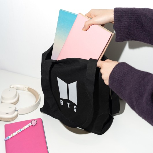 BOLSO DE TELA BTS LOGO