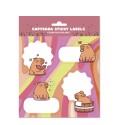 ETIQUETAS ADHESIVAS PREMIUM CAPYBARA