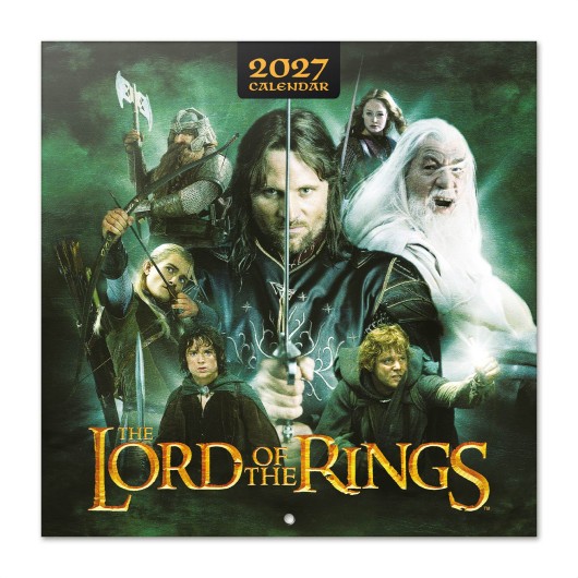 CALENDARIO 2027 30X30 EL SEÑOR DE LOS ANILLOS