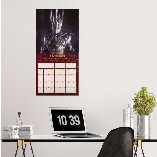 CALENDARIO 2027 30X30 EL SEÑOR DE LOS ANILLOS