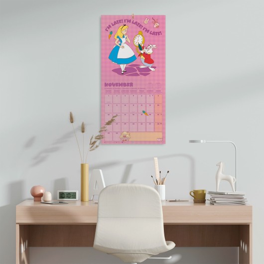 CALENDARIO 2027 30X30 DISNEY ALICIA EN EL PAIS DE LAS MARAVILLAS