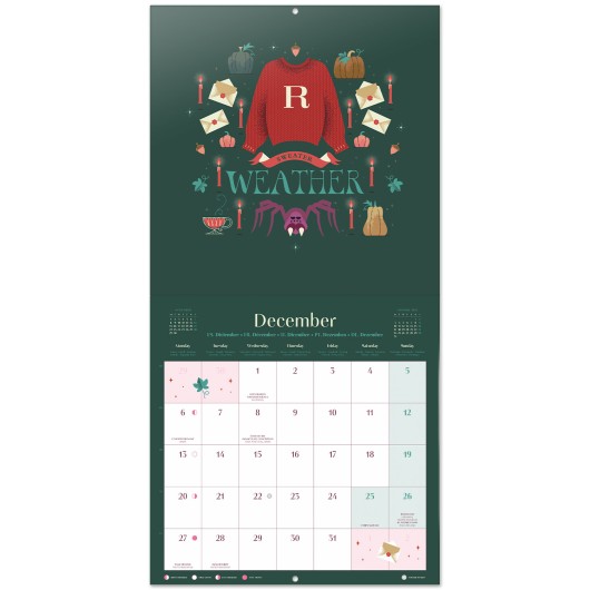 CALENDARIO 2027 30X30 HARRY POTTER