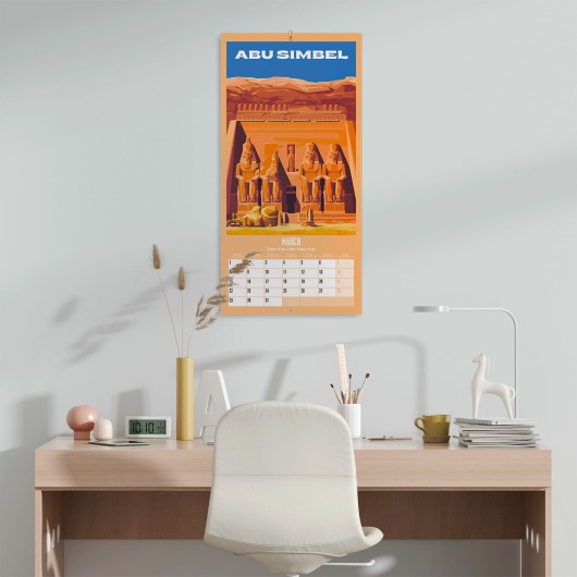 CALENDARIO 2027 30X30 MARAVILLAS DEL MUNDO