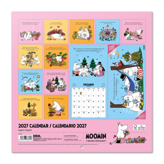 CALENDAR 2027 30X30 MOOMIN US