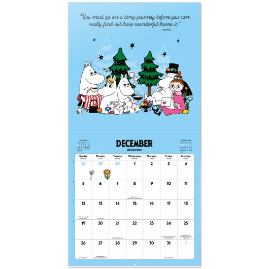 CALENDAR 2027 30X30 MOOMIN US
