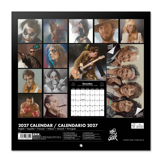 CALENDARIO 2027 30X30 SEBASTIAN KRUGER ESTRELLAS ETERNAS