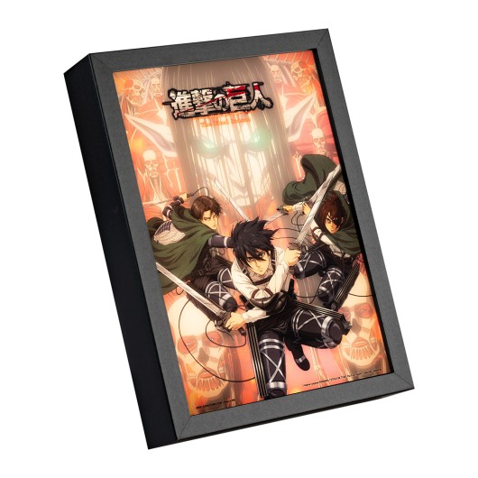 LAMINA LED ENMARCADA ATTACK ON TITAN
