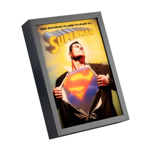 LAMINA LED ENMARCADA DC COMICS SUPERMAN