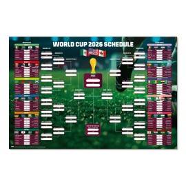 POSTER PLANIFICADOR CAMPEONATO MUNDIAL FUTBOL 2026