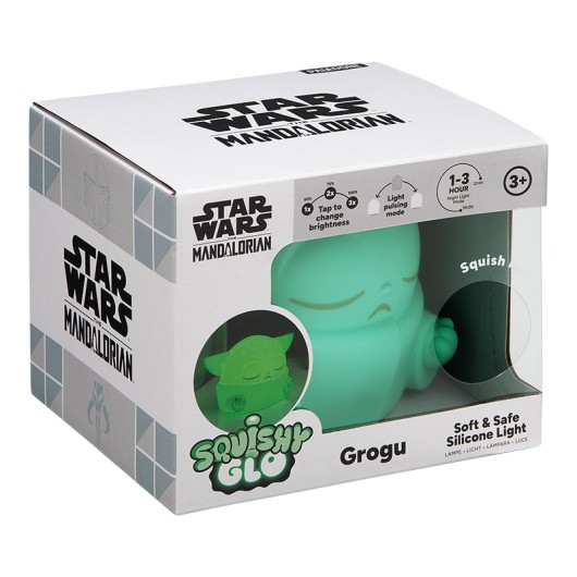 LAMPARA SQUISHY RECARGABLE DE SILICONA GROGU