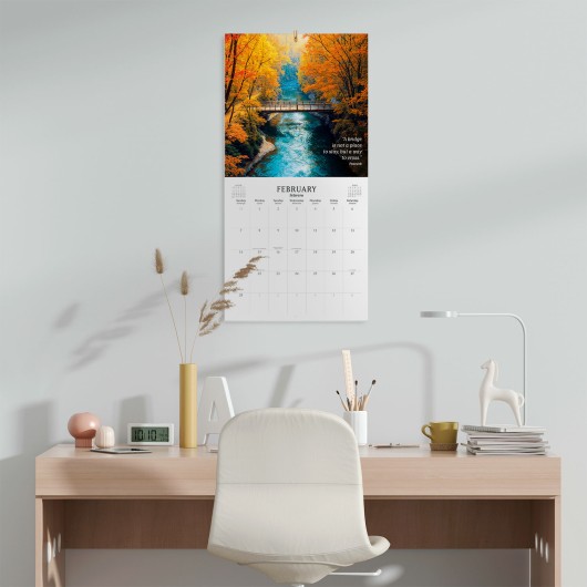 CALENDAR 2027 30X30 ZEN NATURE US