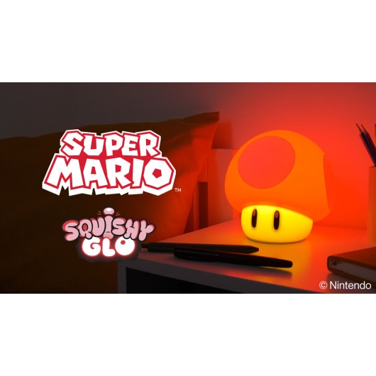 LAMPARA SQUISHY RECARGABLE DE SILICONA SETA MARIO