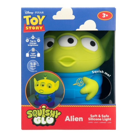 LAMPARA SQUISHY RECARGABLE DE SILICONA TOY STORY ALIEN