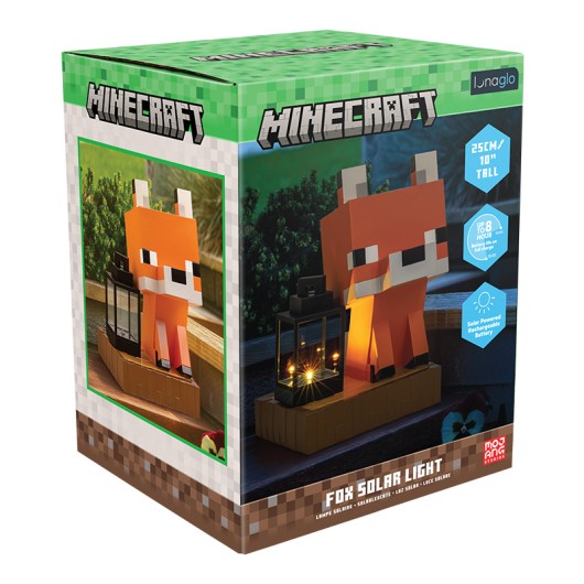 LAMPARA GNOME MINECRAFT FOX