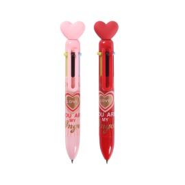 DISPLAY BOLIGRAFOS 6 EN 1 CORAZON DE SAN VALENTIN 2