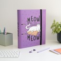 CARPETA 2 ANILLAS MEOW MEOW WEIRD CATS