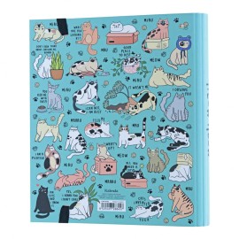 CARPETA 4 ANILLAS MEOW MEOW 2