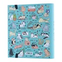 CARPETA 4 ANILLAS MEOW MEOW