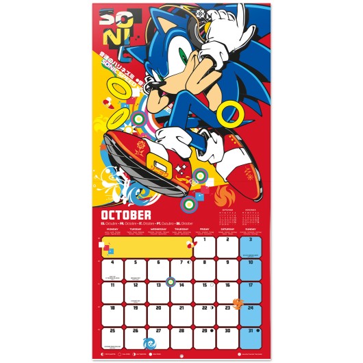 CALENDARIO 2027 30X30 SONIC