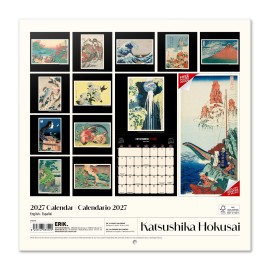 CALENDAR 2027 30X30 HOKUSAI US 2