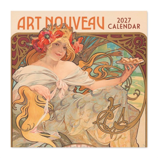 CALENDAR 2027 30X30 ART NOUVEAU US