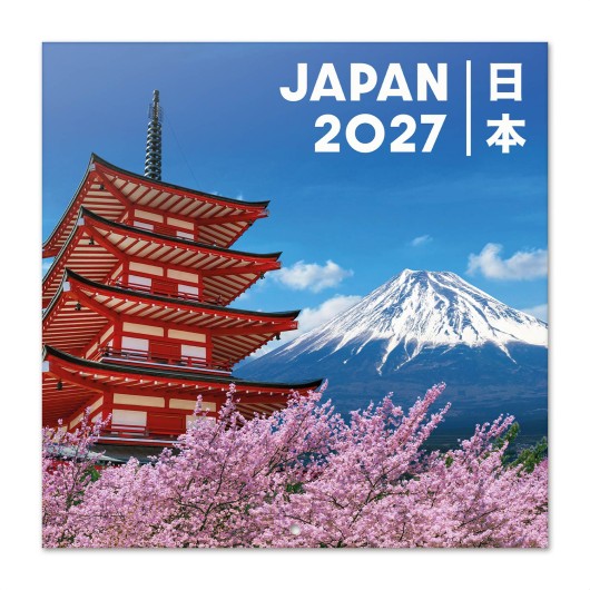 CALENDAR 2027 30X30 JAPAN US