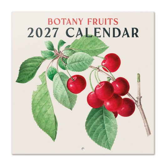 CALENDAR 2027 30X30 BOTANY FRUITS US