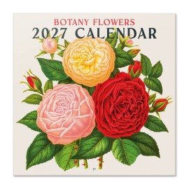 CALENDAR 2027 30X30 BOTANY FLOWERS US