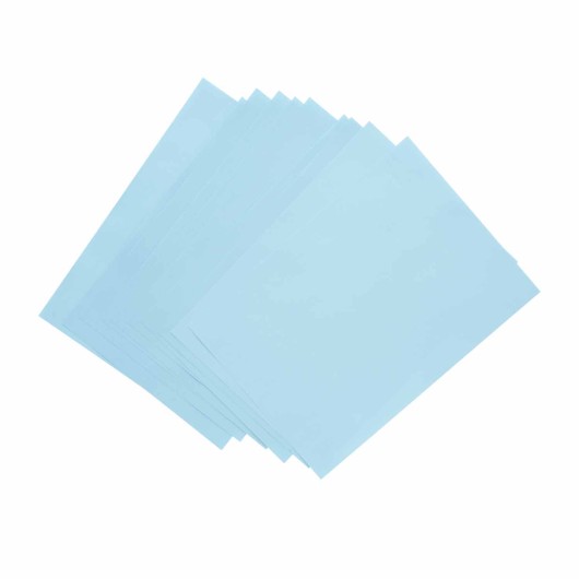 PACK 10 HOJAS A4 FOLDER AZUL CIELO