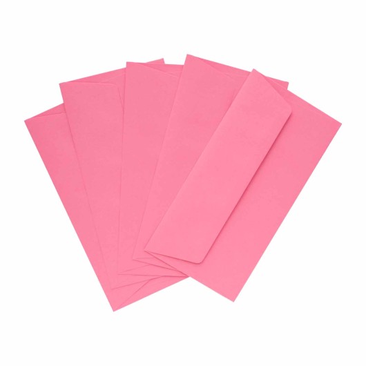 PACK 5 SOBRES DL AMERICANOS FOLDER FUCSIA