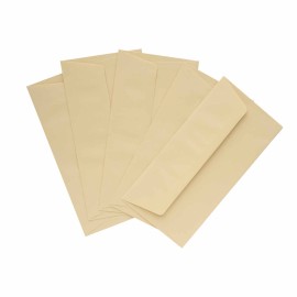 PACK 5 SOBRES DL AMERICANOS FOLDER MARRON ARENA 2