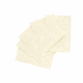 PACK 5 SOBRES C6 MINISTRO FOLDER MARMOL CREMA 2