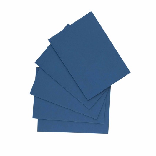 PACK 5 TARJETAS A6 DOBLES FOLDER AZUL JEANS