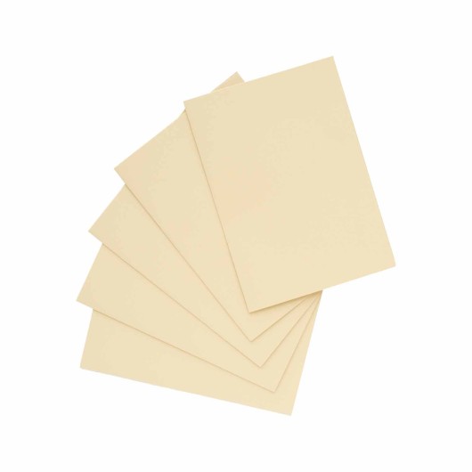 PACK 5 TARJETAS A6 DOBLES FOLDER MARRON ARENA