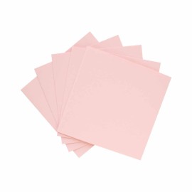 PACK 5 TARJETAS CUADRADAS DOBLES FOLDER ROSA 2