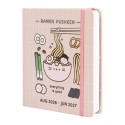 AGENDA ESCOLAR 2026/2027 DIA PAGINA M CON LOMO 11 MESES PUSHEEN SUSHI ROLL