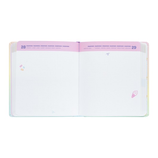 AGENDA ESCOLAR 2026/2027 DIA PAGINA M CON LOMO 11 MESES BT21