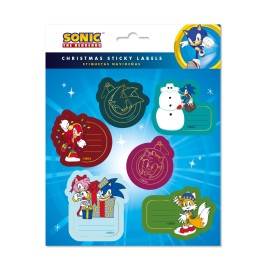 ETIQUETAS ADHESIVAS NAVIDAD PREMIUM SONIC