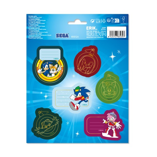 ETIQUETAS ADHESIVAS NAVIDAD PREMIUM SONIC