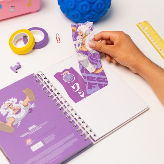AGENDA ESCOLAR 2026/2027 SEMANA VISTA A5 12 MESES ONE PIECE GEAR 5