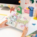AGENDA ESCOLAR 2026/2027 SEMANA VISTA A5 12 MESES DISNEY STITCH Y ANGEL