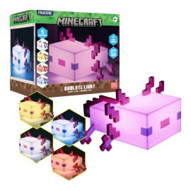 LAMPARA AXOLOTL MINECRAFT 2